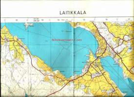 Laitikkala  - 2132 06  Peruskartta 1 : 20 000  kartta