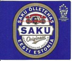 Saku Originaal - olutetiketti