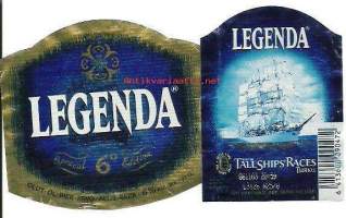Legenda Special Edition 6 % - olutetiketti, Tall Ships Race Turku