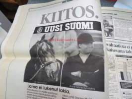 Uusi Suomi 29.11.1991 - Viimeinen ilmestynyt numero