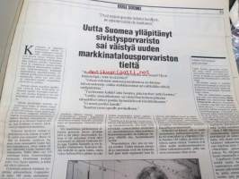 Uusi Suomi 29.11.1991 - Viimeinen ilmestynyt numero