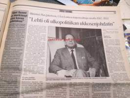Uusi Suomi 29.11.1991 - Viimeinen ilmestynyt numero