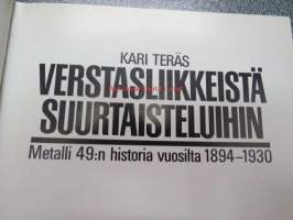 Verstasliikkeistä suurtaisteluihin. Metalli 49:n historia vuosilta 1894-1930 [Turku]