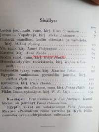 Kodin kynttilät II sis. mm. &quot;Pikku Ingan opinnäyte&quot; - kinkerimuistelma Petsamon Maattivuonosta, kuvittajat Yrjö Vaskinen, Eeli Jaatinen, kansilehti Väinö Hämäläinen