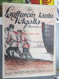 Lautturien laulu Volgalla (Burlaki) -nuotit