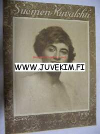 Suomen Kuvalehti 1921 nr 43 Ilm. 22 . lokakuu 1921. Aukeaman kuvasarja : Utin leiri.  Aukeama kuvia : Rauman satama. Onnittelukuvissa J.V. Vallinheimo . koko sivun