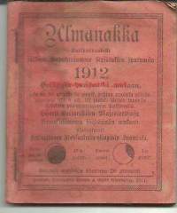 Almanakka  1912 -   kalenteri  mainoksilla