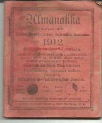Almanakka  1912 -   kalenteri  mainoksilla