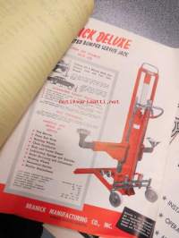 Branick tire assembly etc. tools - rengasalan työkalujen ja tarvikkeitten esittelylehtisiä ja mainoksia 10 kpl