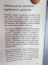 Valmennuskirja teknillisiin oppilaitoksiin pyrkijöille