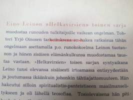 Eino Leinon &quot;Helkavirsien&quot; toisen sarjan ongelma