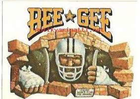BEE GEE - tarra 6x9 cm