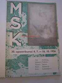 Merisotakoulu 30. upseerikurssi 4.7.-16.10.1956
