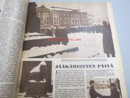 Suomen Kuvalehti 1953 nr 10, koulu hädässä (Parainen), koelentäjän työpäivä, sorvarina Sointulassa - Väinö Sulin (Kanada), Oulu soittaa