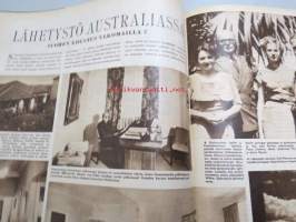 Suomen Kuvalehti 1953 nr 10, koulu hädässä (Parainen), koelentäjän työpäivä, sorvarina Sointulassa - Väinö Sulin (Kanada), Oulu soittaa