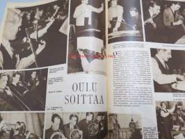 Suomen Kuvalehti 1953 nr 10, koulu hädässä (Parainen), koelentäjän työpäivä, sorvarina Sointulassa - Väinö Sulin (Kanada), Oulu soittaa