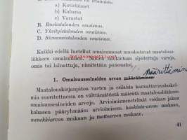 Maatalouden liikeoppi alempia maatalouskouluja varten