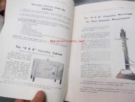 Scientific instruments for laboratories and industrial control / Reynolds &amp; Branson Ltd, Leeds -instrumenttiluettelo