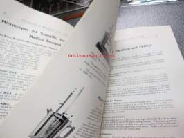 Scientific instruments for laboratories and industrial control / Reynolds &amp; Branson Ltd, Leeds -instrumenttiluettelo