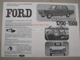 Ford Cortina 1200-1500 -myyntiesite