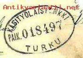 Pankkien leimoja 1900-luvun alusta n 20 kpl