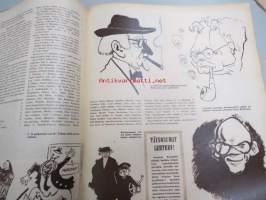 Suomen Kuvalehti 1957 nr 45, Waltari akatemian kuopus, Vuokko Eskolin, miten muistomitaleita, muistoristejä ja kunniamerkkejä on kannettava, Helsingin Yliopiston