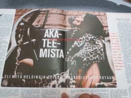 Jallu 1966 nr 9 sis. mm. seur. artikkelit / kuvat; Kansikuva Gloria Paul, Tyttö miestä myöten, Akateemista eli mitä Helsingin opiskelijatytöistä kerrotaan,