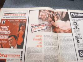 Jallu 1966 nr 9 sis. mm. seur. artikkelit / kuvat; Kansikuva Gloria Paul, Tyttö miestä myöten, Akateemista eli mitä Helsingin opiskelijatytöistä kerrotaan,