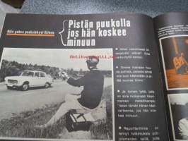 Jallu 1966 nr 9 sis. mm. seur. artikkelit / kuvat; Kansikuva Gloria Paul, Tyttö miestä myöten, Akateemista eli mitä Helsingin opiskelijatytöistä kerrotaan,