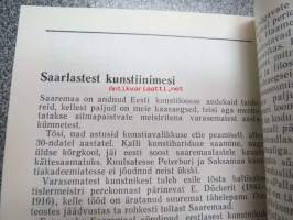 Saaremaast ja saarlastest - Saarenmaasta ja saarenamaalaisista viroksi