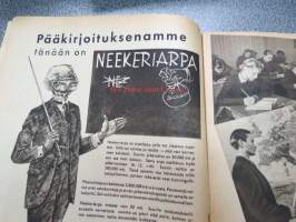 Kotiliesi 1944 nr 22 marraskuu kansi Martta Wendelin, Neekeriarpa, Kotitalouskeskikoulu, Nuoriso etsii elintilaansa, Lapsen iltarukous,