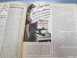 Kotiliesi 1944 nr 22 marraskuu kansi Martta Wendelin, Neekeriarpa, Kotitalouskeskikoulu, Nuoriso etsii elintilaansa, Lapsen iltarukous,