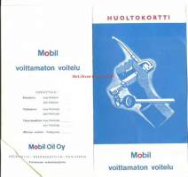 Huoltokortti - Mobil voittamaton voitelu 70-luku