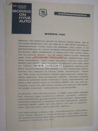 Morris 1100 1959 -myyntiesite