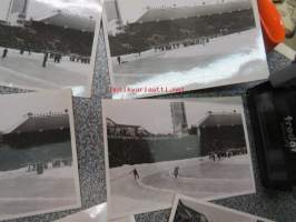 Luistinrata / luistelukilpailut olympiastadionilla / Helsinki -valokuvasarja 10 kpl