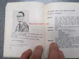 11th World Jamboree 1963 - the camper´s book and diary -partio-scout, partiolaisten maailmanleirin opas- / päiväkirja