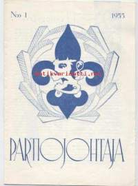 Partio-Scout: PARTIOJOHTAJA-lehti vuosikerta 1955, nrot1-8