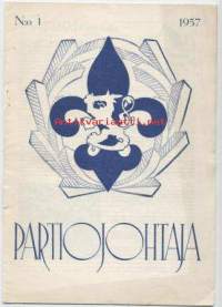 Partio-Scout: PARTIOJOHTAJA-lehti vuosikerta 1957, nro1-9