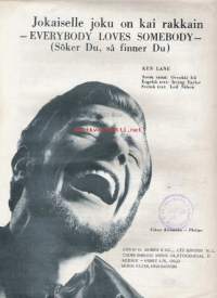 Jokaiselle joku on kai rakkain -  nuotit - Viktor Klimenko