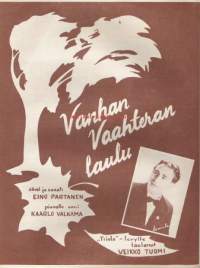 Vanhan vaahteran laulu - nuotit