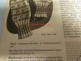 Kodin Pukimet 1953 nr 5, lukunuttu, Mary Olki:joululahjakintaat