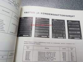 Elcoma (Philips) Elektroniikan komponentit hinnasto 1969-1970