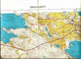 Sahalahti  - 2141 05 Peruskartta 1 : 20 000  kartta