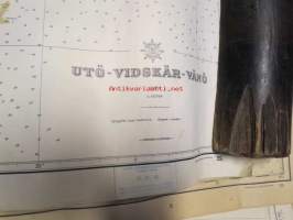 Utö-Vidskär-Vänö 1966 -merikortti / sjökort / chart