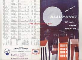Blaupunkt - TV och Radio  1957 - 58, myyntiesite.