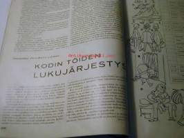 Kotiliesi 1961 nr 18, vanhan sukutalon nuori emäntä Lea Simula