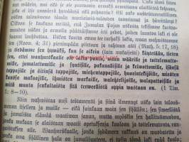 Hengellinen Kuukauslehti 1898 nr 8 elokuu, sis. artikkelit; Kirkastuksesta M. Pesonen, Mietteitä kirkosta ja sen suhteesta waltioon J. Wäyrynen, Miten käyttäyt