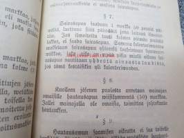 Ohjesäännöt Turun räätälinkisällien sairaus- ja hautauskassalle