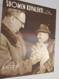 Suomen Kuvalehti 1958 nr 10, geologisen tutkimusryhmän kuolemanmarssi (auto railoon keskellä Pohjanlahtea), 400-vuotias Pori, Lahden MM-kisat