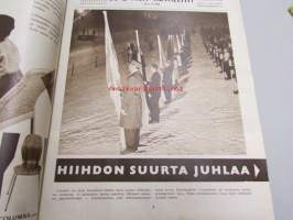 Suomen Kuvalehti 1958 nr 10, geologisen tutkimusryhmän kuolemanmarssi (auto railoon keskellä Pohjanlahtea), 400-vuotias Pori, Lahden MM-kisat